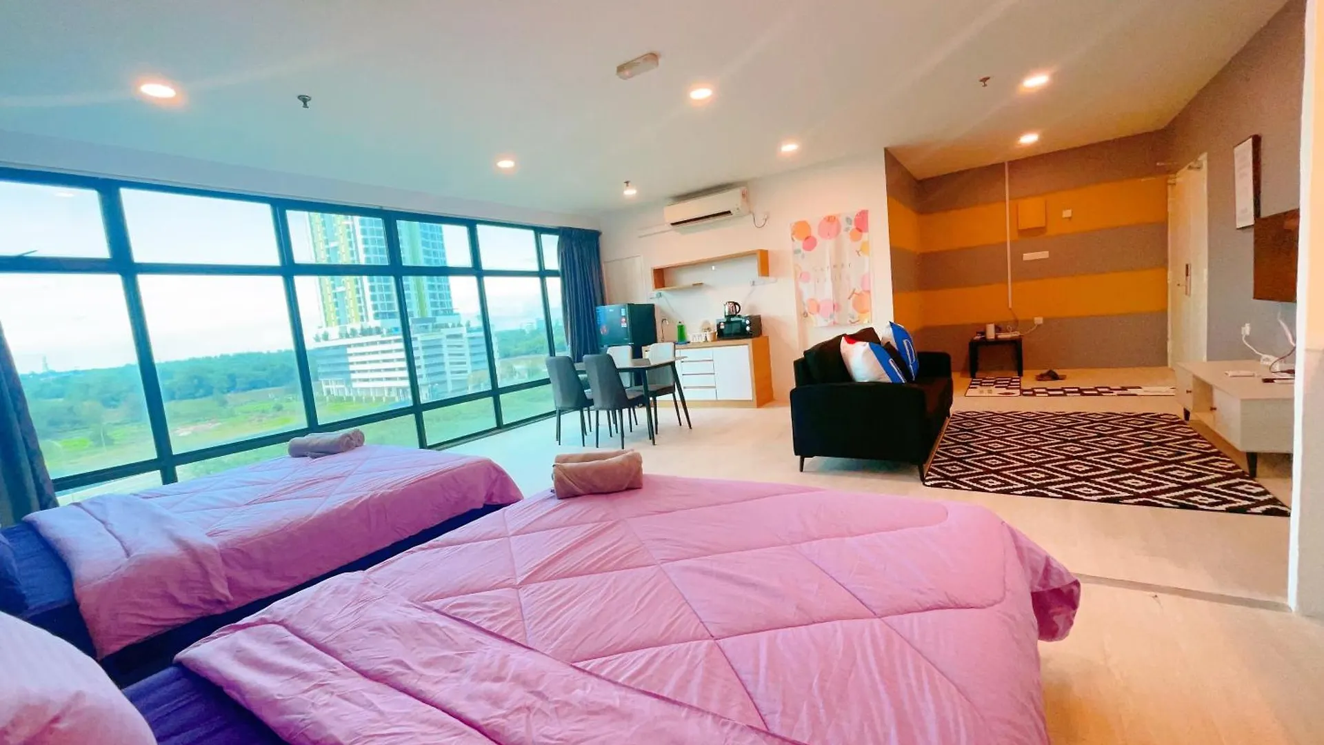 Monic Staycation #Puteri Square Studio Suites Inn Near Mid Valley Mall Johor Bahru Malaysia