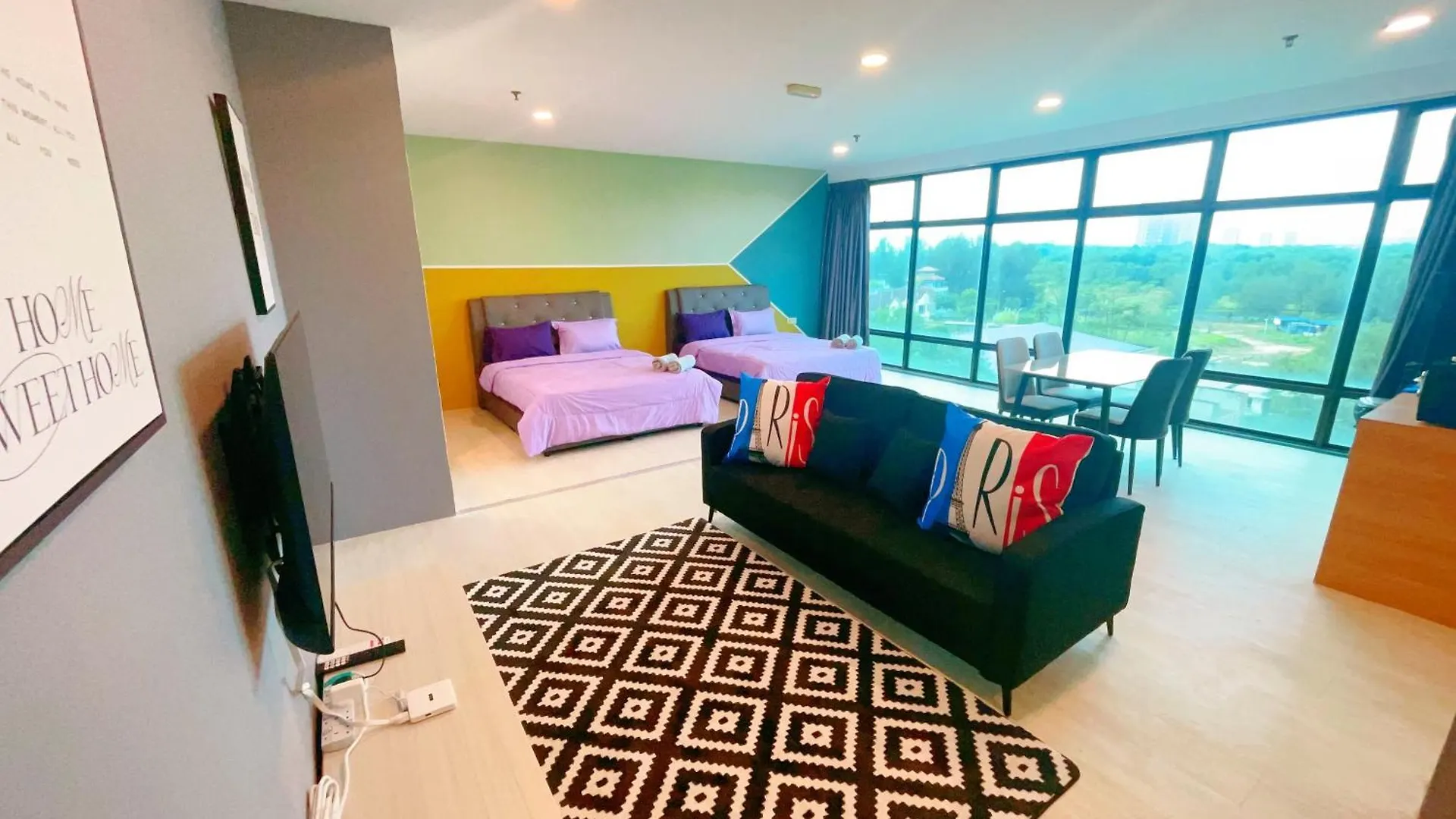 Monic Staycation #Puteri Square Studio Suites Inn Near Mid Valley Mall Johor Bahru