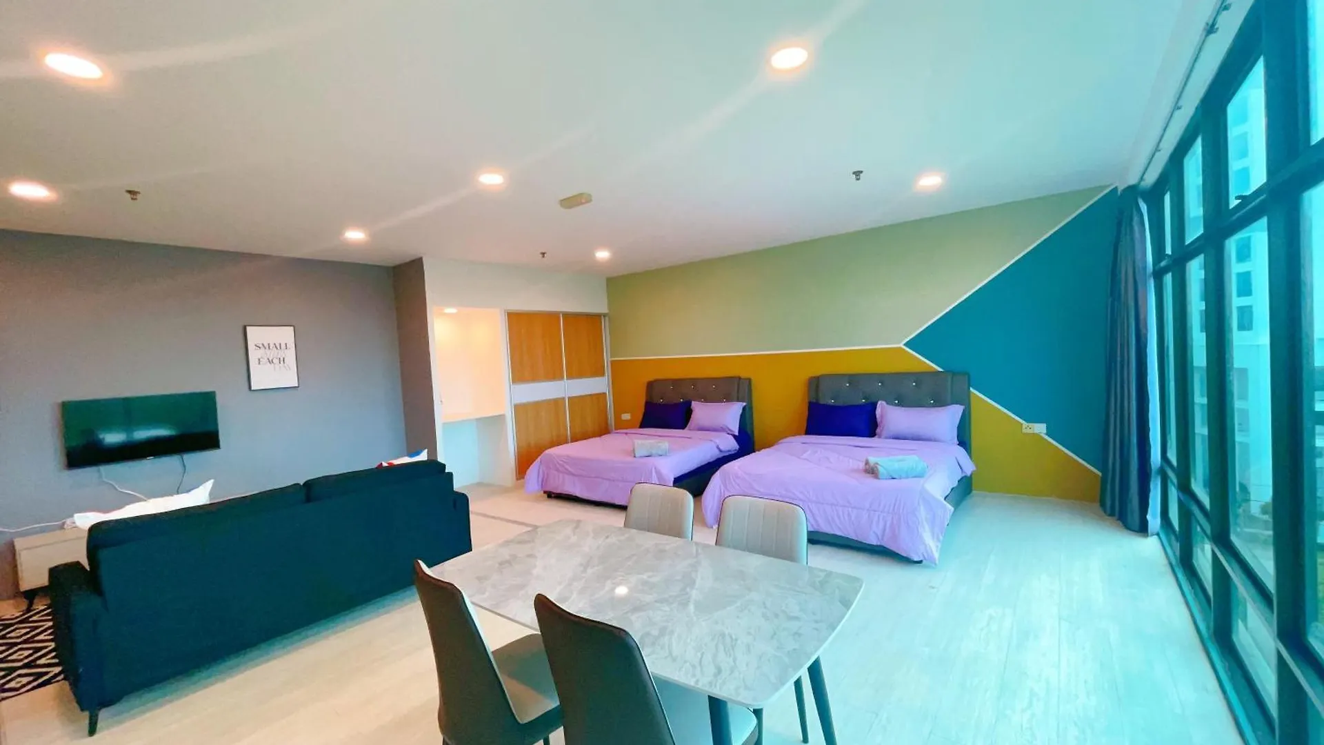 Apartment Monic Staycation #Puteri Square Studio Suites Inn Near Mid Valley Mall Johor Bahru