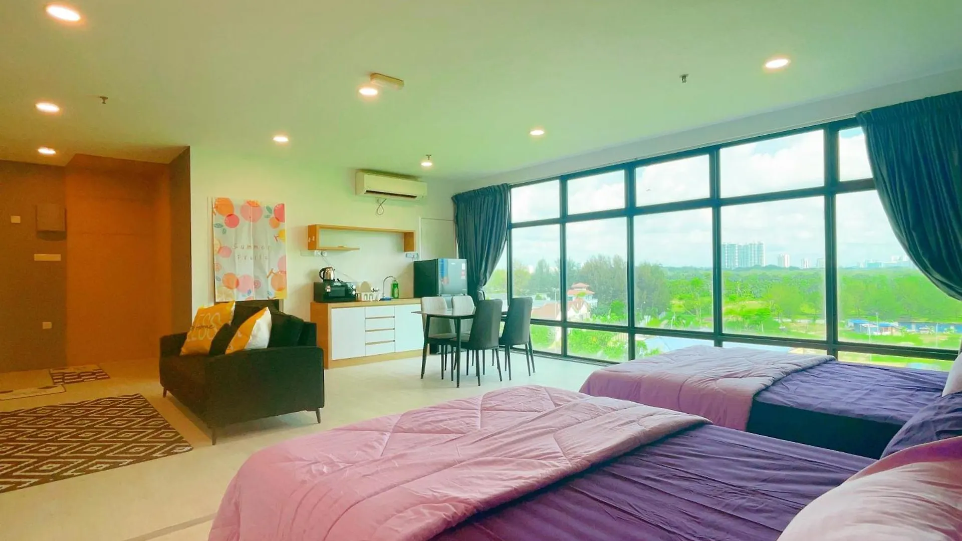 Monic Staycation #Puteri Square Studio Suites Inn Near Mid Valley Mall Johor Bahru Apartment