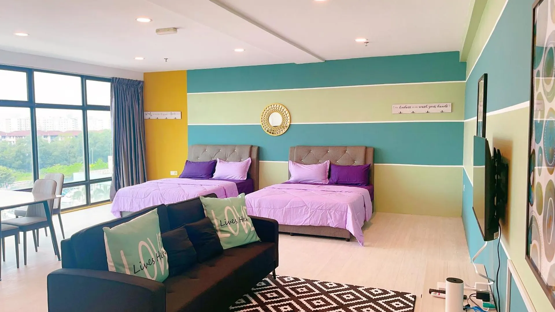 Monic Staycation #Puteri Square Studio Suites Inn Near Mid Valley Mall Johor Bahru
