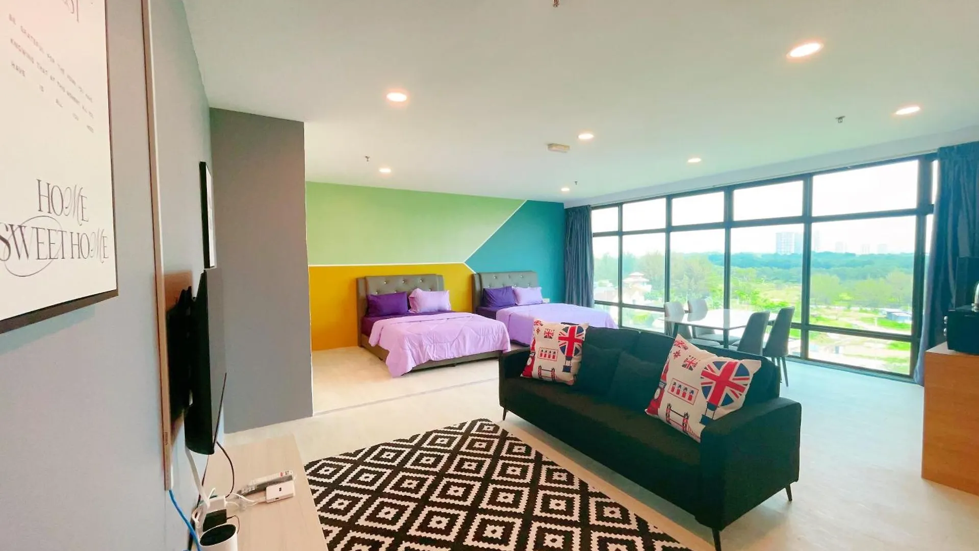 Apartment Monic Staycation #Puteri Square Studio Suites Inn Near Mid Valley Mall Johor Bahru