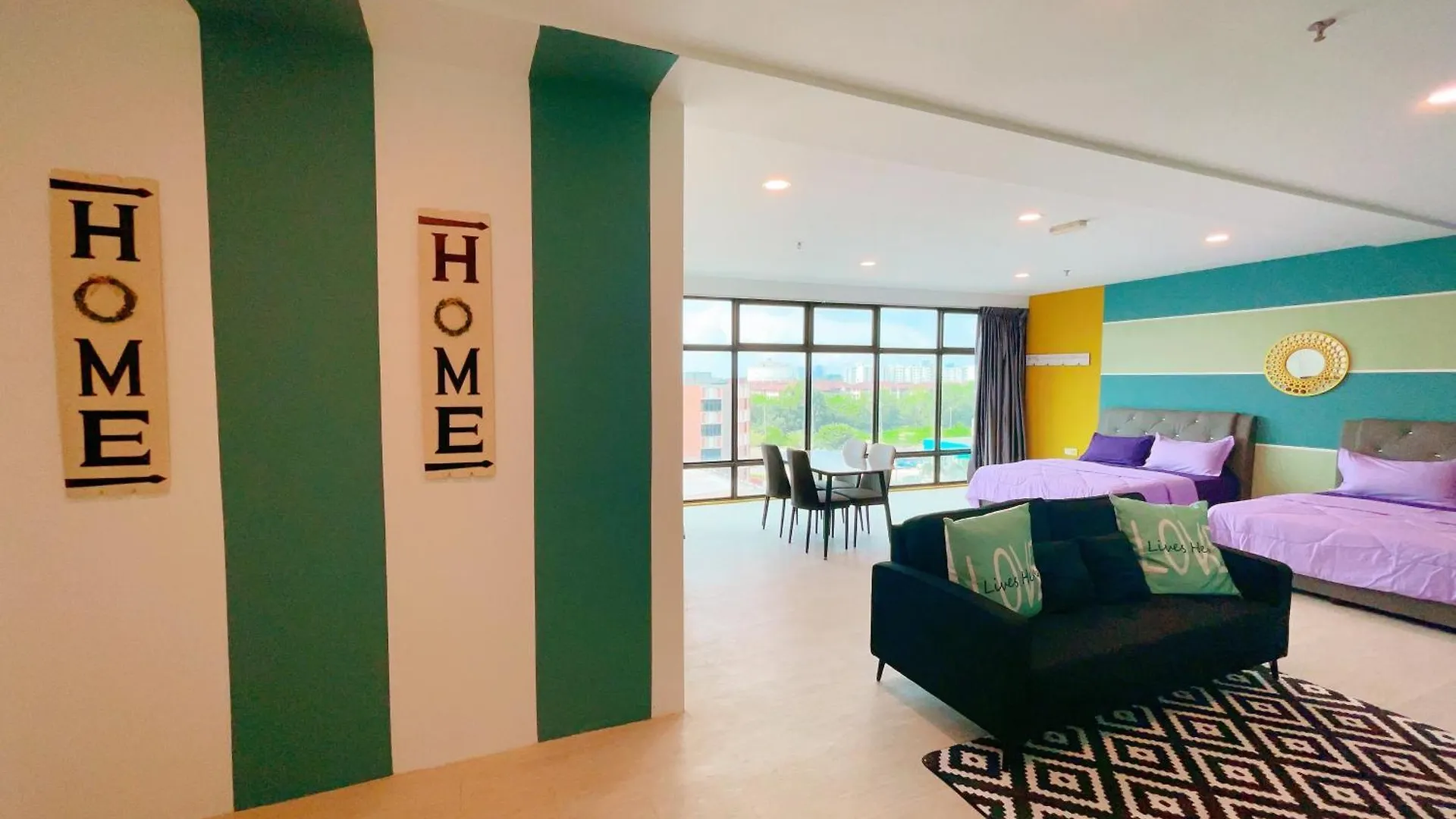 Apartment Monic Staycation #Puteri Square Studio Suites Inn Near Mid Valley Mall Johor Bahru