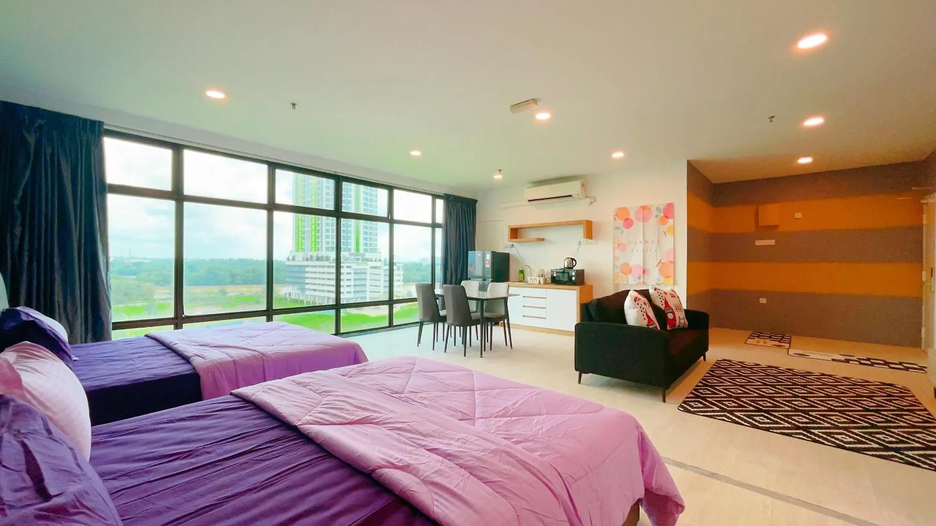 Monic Staycation #Puteri Square Studio Suites Inn Near Mid Valley Mall Johor Bahru Apartment